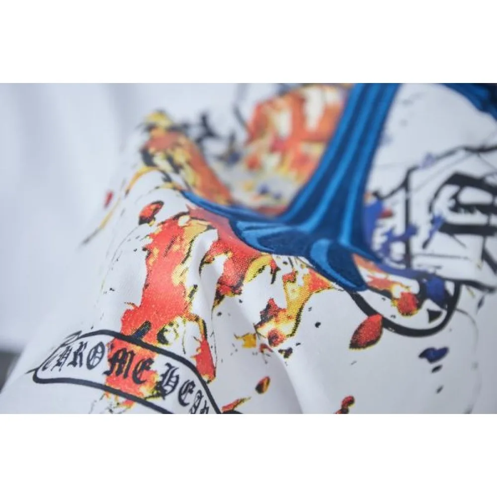 2025SS CHROME HEARTS クロムハーツ モノトーンクロスロゴ 半袖Tシャツ 人気再燃アイテム 商品画像 9