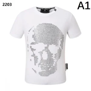 2025SS 半袖Tシャツ PHILIPP PLEIN フィリッププレイン 春夏の大人コーデ 商品画像 1