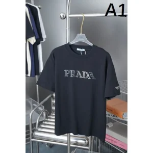 2025SS PRADA プラダ シンプルラグジュアリー 半袖Tシャツ 洗練された大人カジュアル 商品画像 1