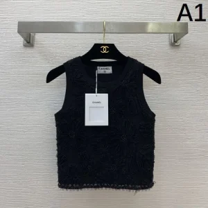シャネル (CHANEL) 2025SS新作 ブランドロゴ ニットベスト インパクト大 商品画像 1