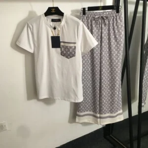 2025SS 上下セット LOUIS VUITTON ルイヴィトン 芸能人愛用ブランド 商品画像 1