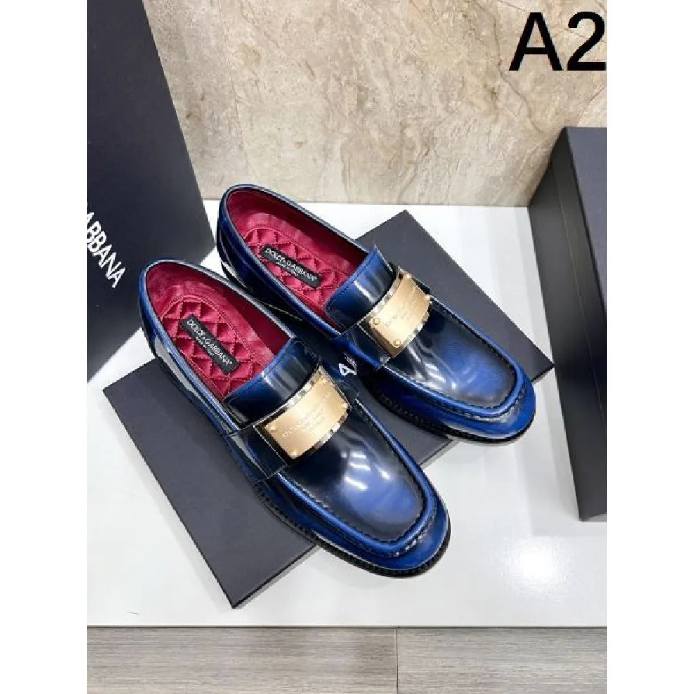 2025秋冬新作 DOLCE&GABBANA ドルチェ&ガッバーナ メンズ用 ビジネスシューズ 洗練された大人スタイル 商品画像 2