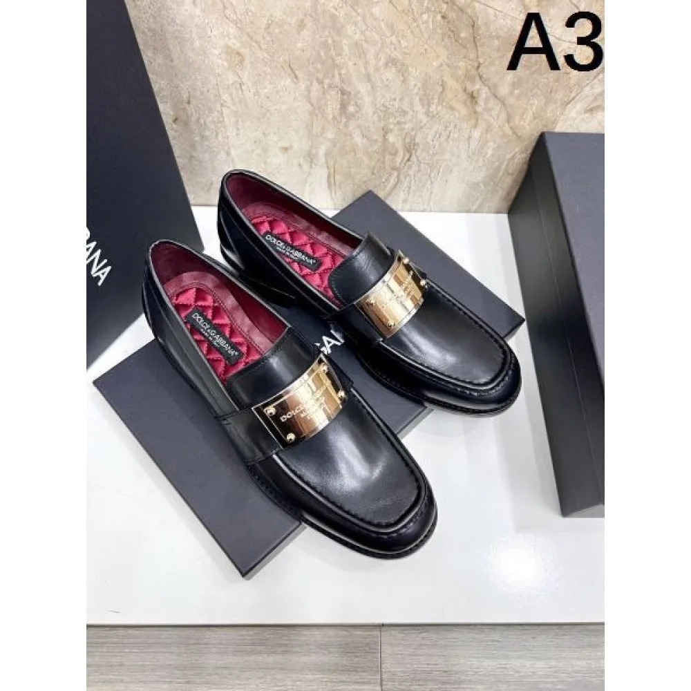 2025秋冬新作 DOLCE&GABBANA ドルチェ&ガッバーナ メンズ用 ビジネスシューズ 洗練された大人スタイル 商品画像 3