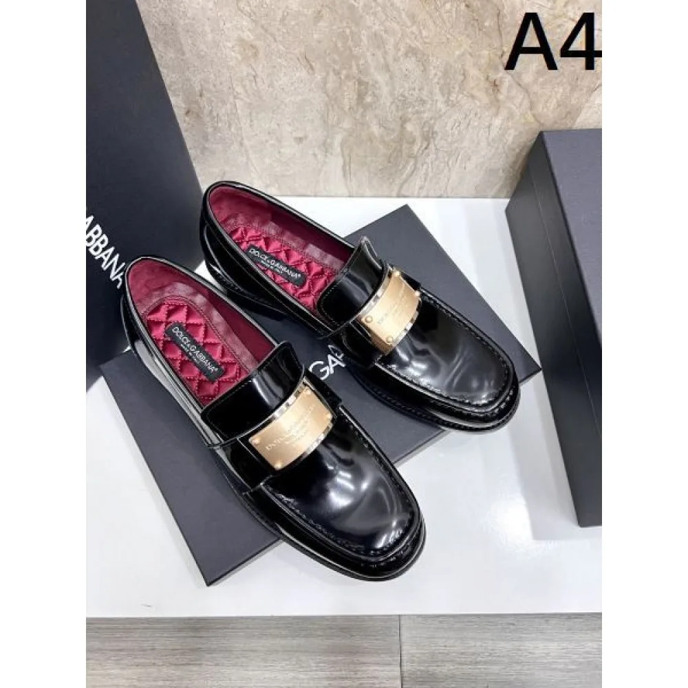 2025秋冬新作 DOLCE&GABBANA ドルチェ&ガッバーナ メンズ用 ビジネスシューズ 洗練された大人スタイル 商品画像 4