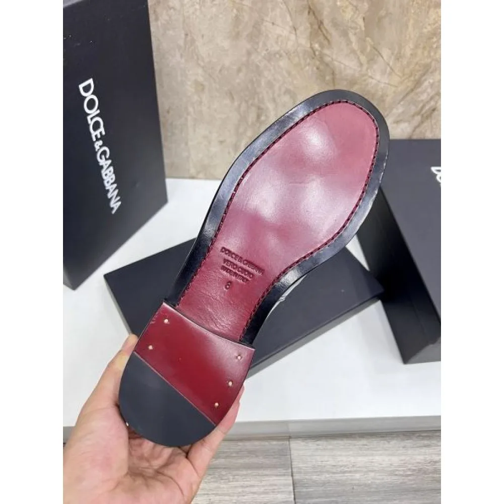 2025秋冬新作 DOLCE&GABBANA ドルチェ&ガッバーナ メンズ用 ビジネスシューズ 洗練された大人スタイル 商品画像 9