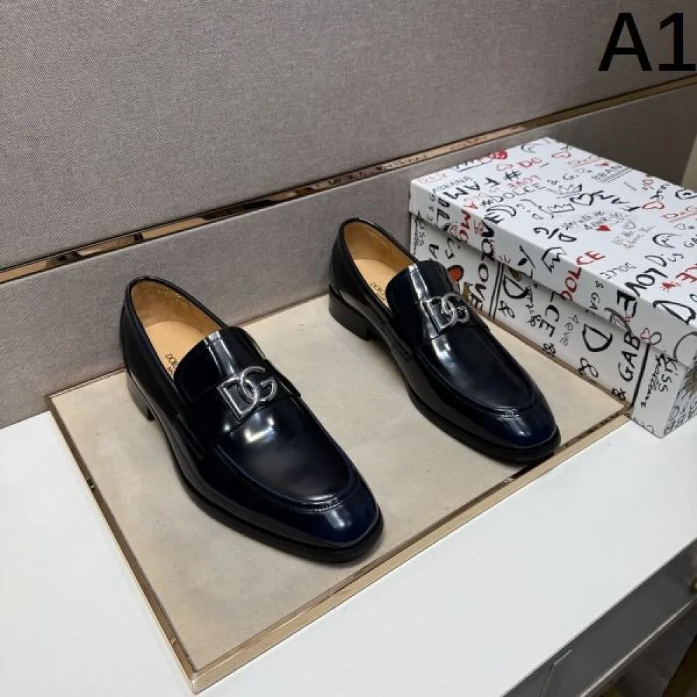 2025秋冬新作 DOLCE&GABBANA ドルチェ&ガッバーナ メンズ用 ビジネスシューズ 高見えで上品な印象 商品画像 1