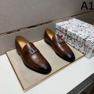 2025秋冬新作 DOLCE&GABBANA ドルチェ&ガッバーナ メンズ用 ビジネスシューズ セレブ愛用の高級感 商品画像 1