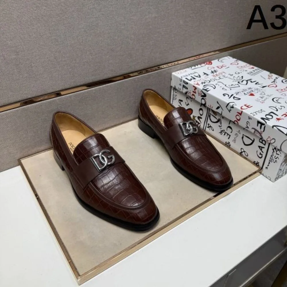 2025秋冬新作 DOLCE&GABBANA ドルチェ&ガッバーナ メンズ用 ビジネスシューズ セレブ愛用の高級感 商品画像 3
