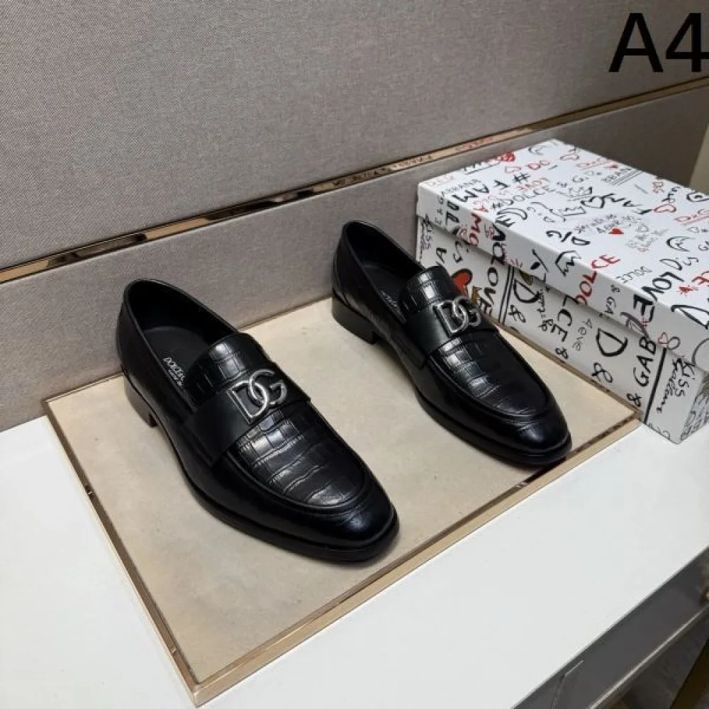 2025秋冬新作 DOLCE&GABBANA ドルチェ&ガッバーナ メンズ用 ビジネスシューズ セレブ愛用の高級感 商品画像 4