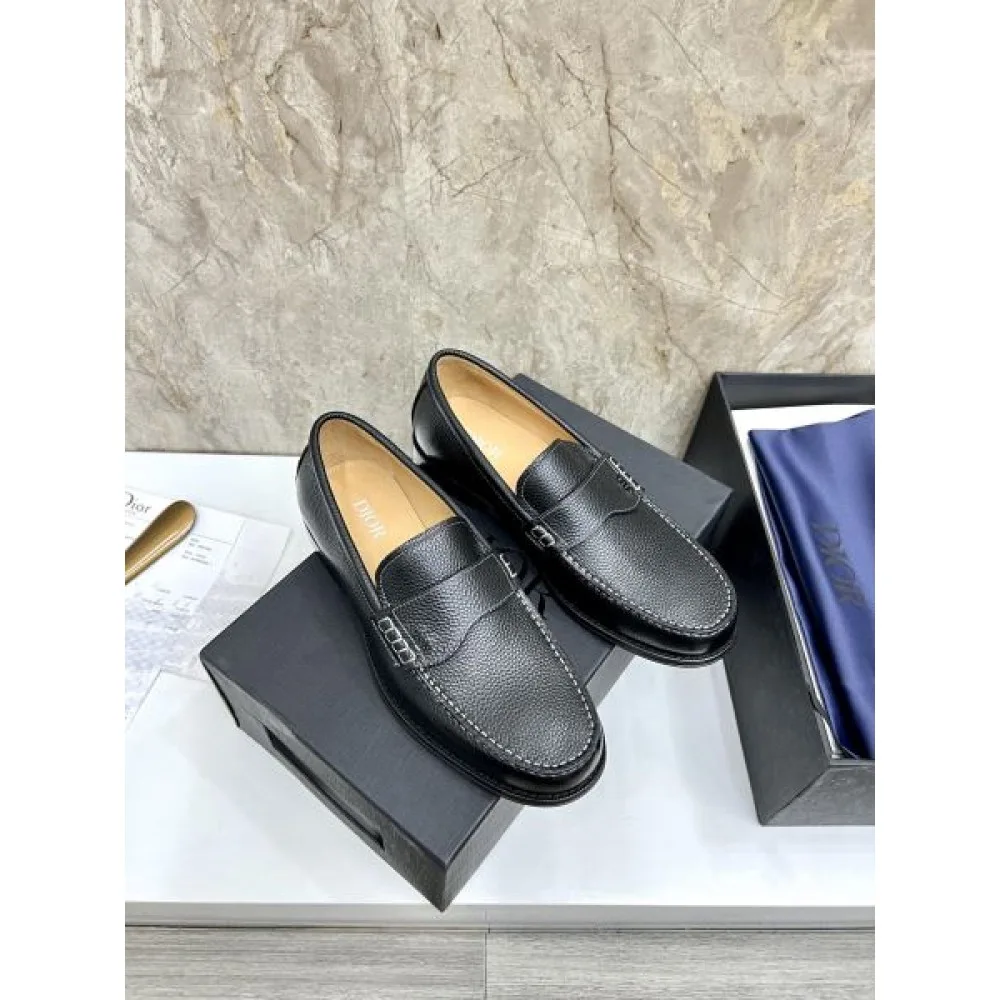 2025秋冬新作 DIOR ディオール メンズ用 ビジネスシューズ 落ち着いた上質デザイン 商品画像 7
