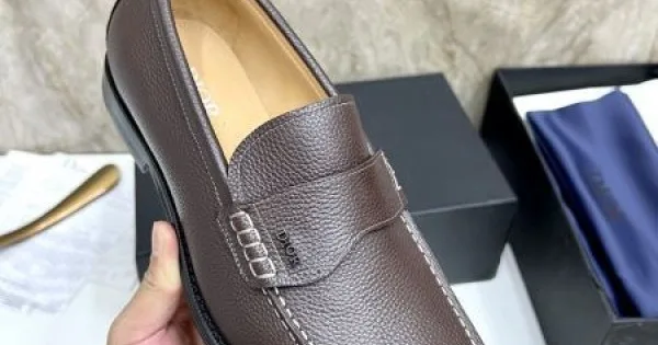 2025秋冬新作 DIOR ディオール メンズ用 ビジネスシューズ 落ち着いた上質デザイン 商品画像 11