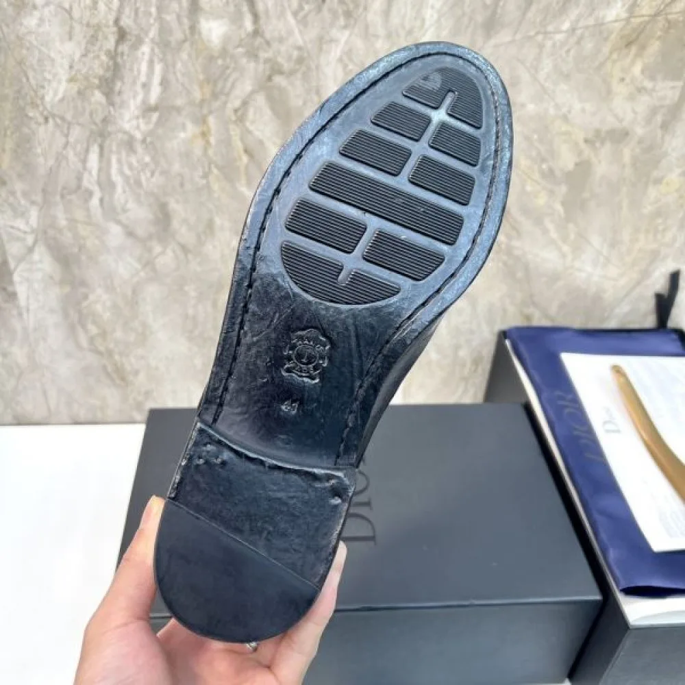 2025FW メンズ ビジネスシューズ DIOR ディオール 定番人気の薄手で柔らかい履き心地 商品画像 9