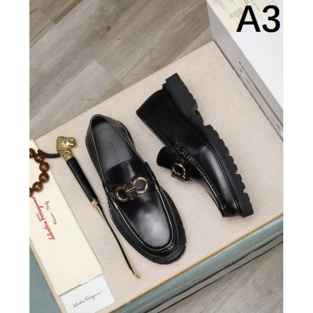 FERRAGAMO サルヴァトーレ フェラガモ 2025SS 完売必至 メンズ用 ビジネスシューズ 商品画像 3