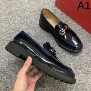 FERRAGAMO サルヴァトーレ フェラガモ 2025SS 人気爆発 メンズ用 ビジネスシューズ 商品画像 1