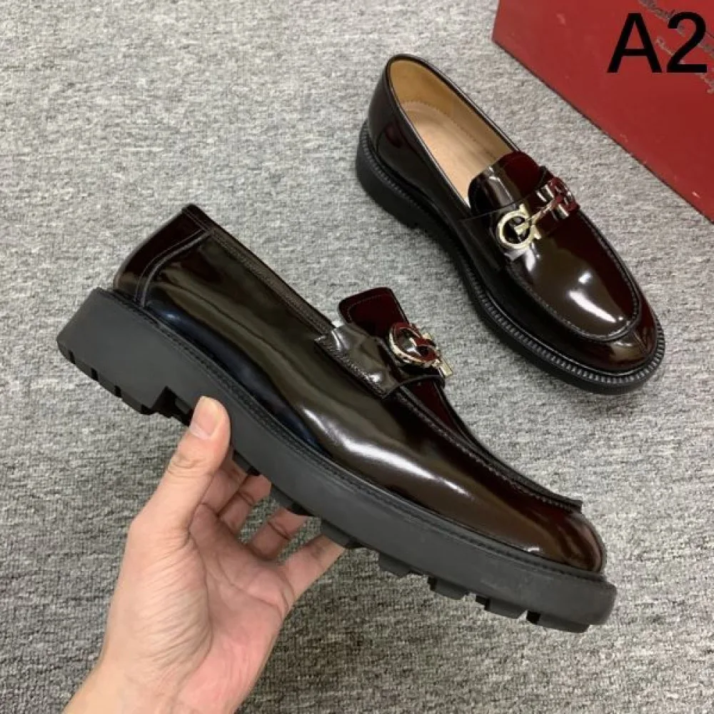 FERRAGAMO サルヴァトーレ フェラガモ 2025SS 人気爆発 メンズ用 ビジネスシューズ 商品画像 2