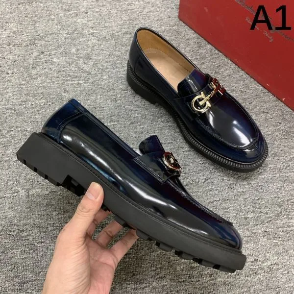 FERRAGAMO サルヴァトーレ フェラガモ 2025SS 人気爆発 メンズ用 ビジネスシューズ 商品画像 10