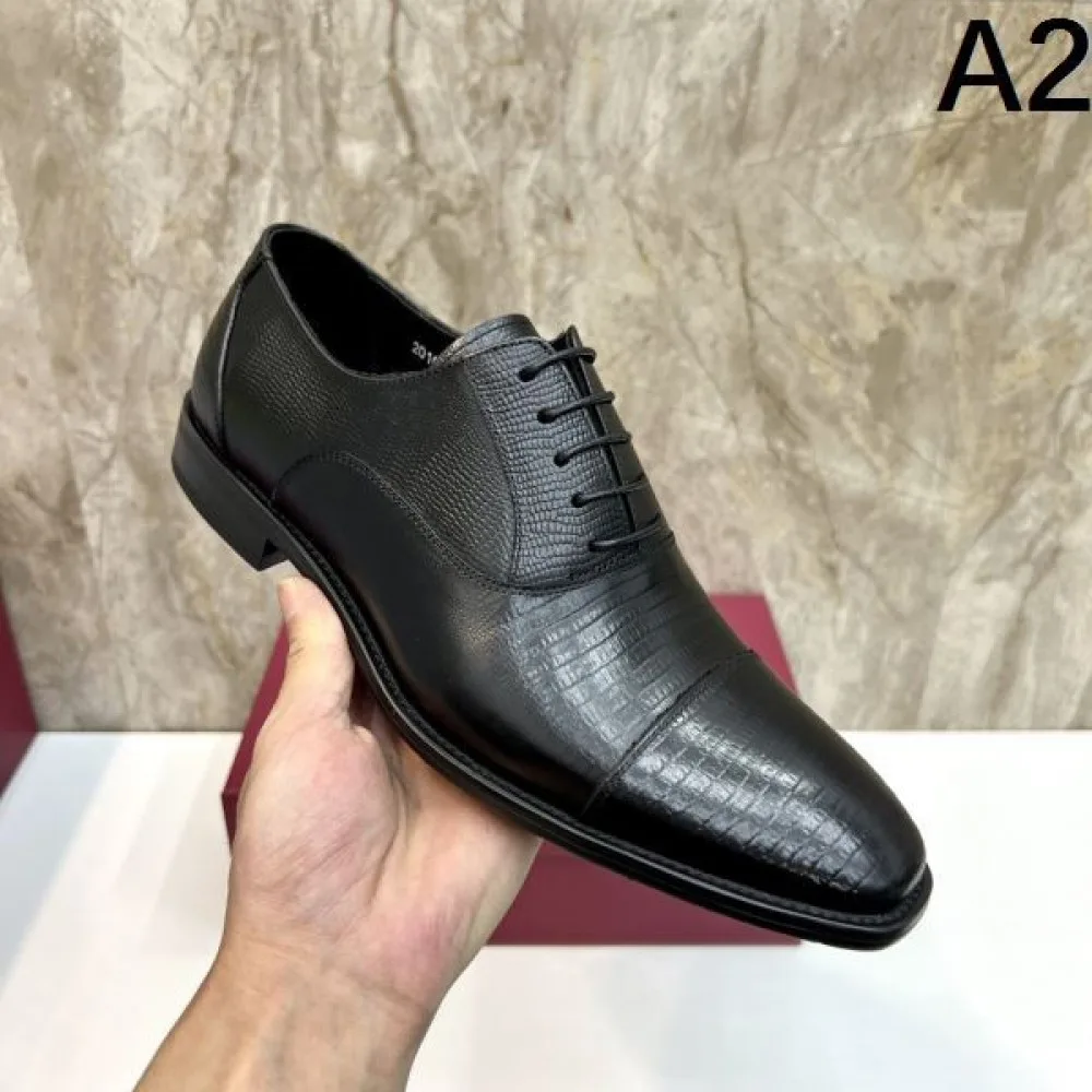 2025秋冬新作 FERRAGAMO サルヴァトーレ フェラガモ メンズ用 ビジネスシューズ シンプルで洗練された逸品 商品画像 2