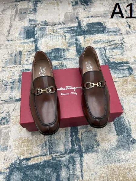 2025秋冬新作 FERRAGAMO サルヴァトーレ フェラガモ メンズ用 ビジネスシューズ 高評価続出の新作 商品画像 10