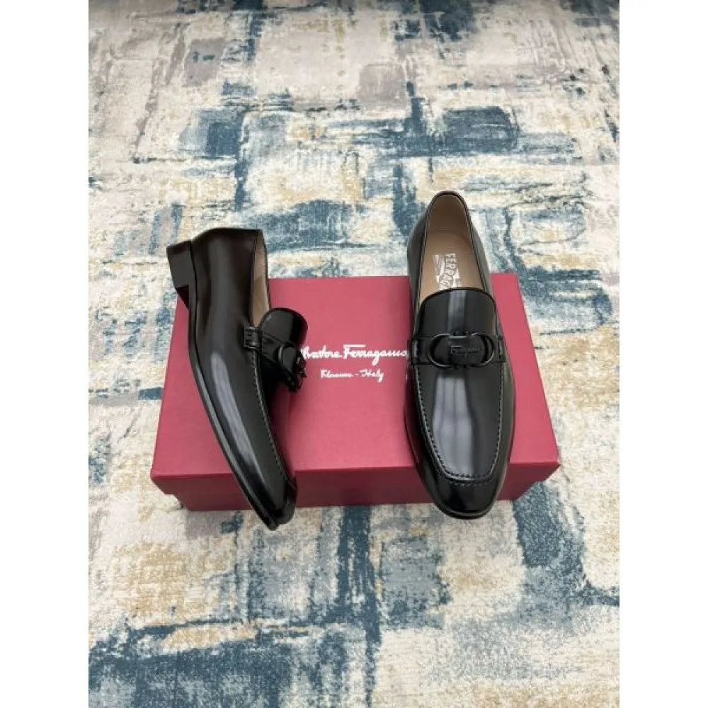 2025秋冬新作 FERRAGAMO サルヴァトーレ フェラガモ メンズ用 ビジネスシューズ トレンド感ある都会的スタイル 商品画像 3