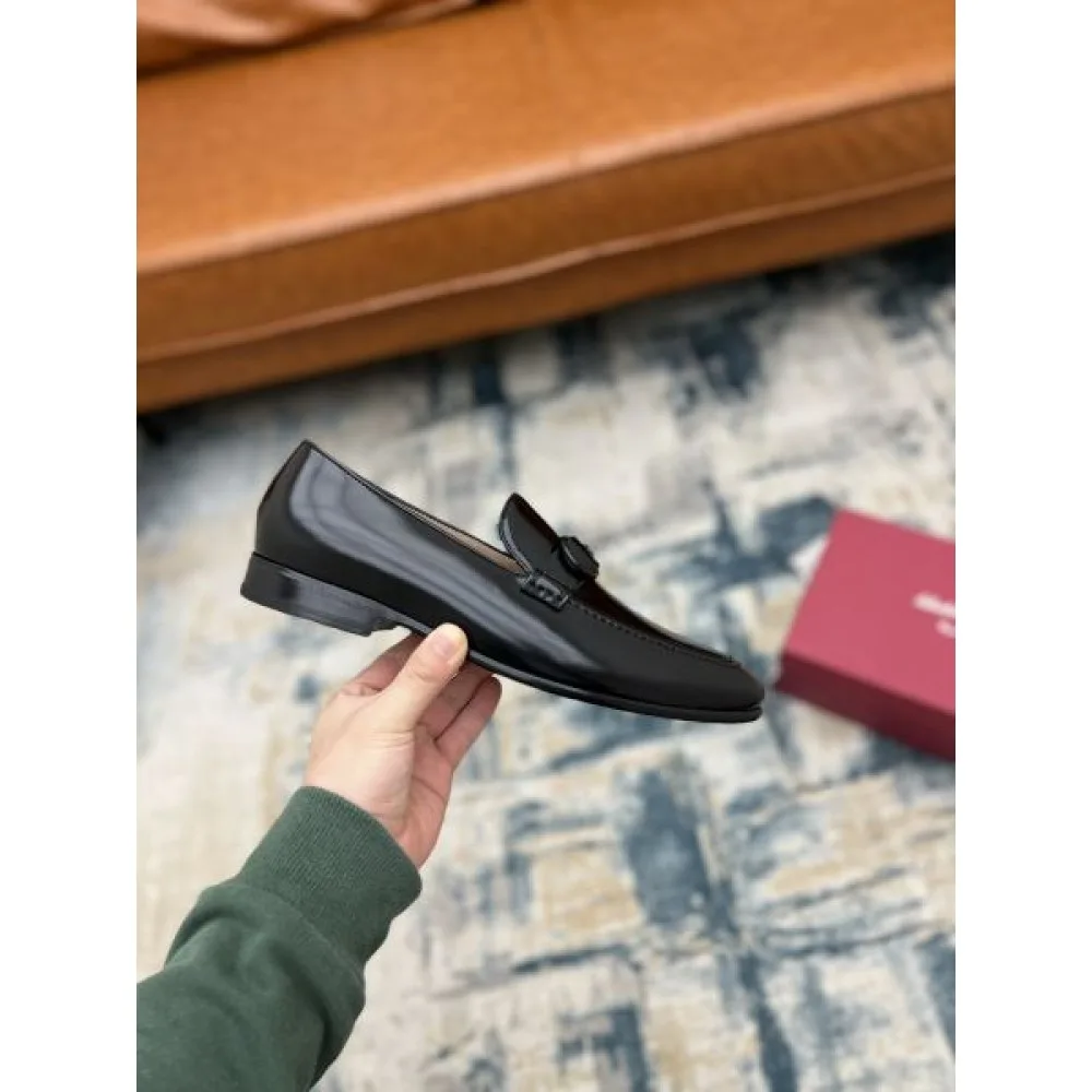 2025秋冬新作 FERRAGAMO サルヴァトーレ フェラガモ メンズ用 ビジネスシューズ トレンド感ある都会的スタイル 商品画像 6