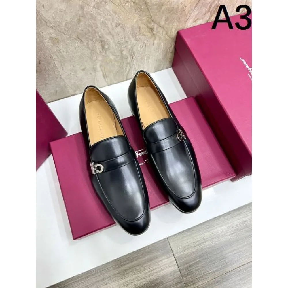2025秋冬新作 FERRAGAMO サルヴァトーレ フェラガモ メンズ用 ビジネスシューズ 贈り物にも最適な上質感 商品画像 3