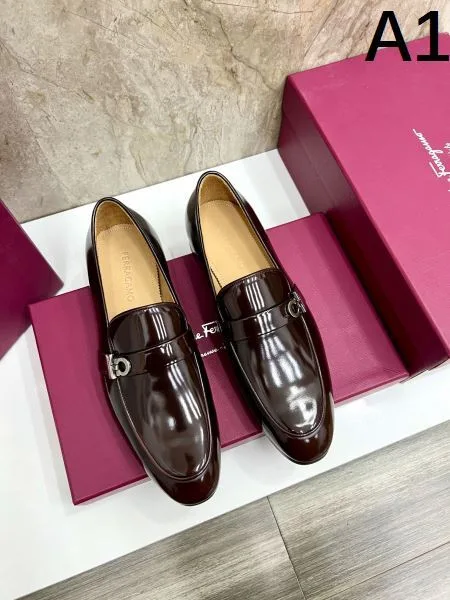 2025秋冬新作 FERRAGAMO サルヴァトーレ フェラガモ メンズ用 ビジネスシューズ 贈り物にも最適な上質感 商品画像 10