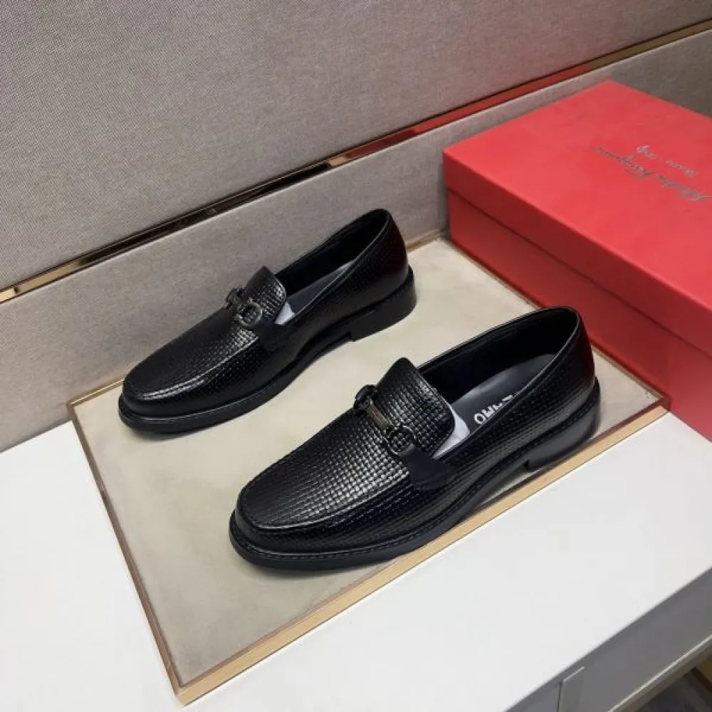 2025秋冬新作 FERRAGAMO サルヴァトーレ フェラガモ メンズ用 ビジネスシューズ セールで手に入る高級靴 商品画像 4