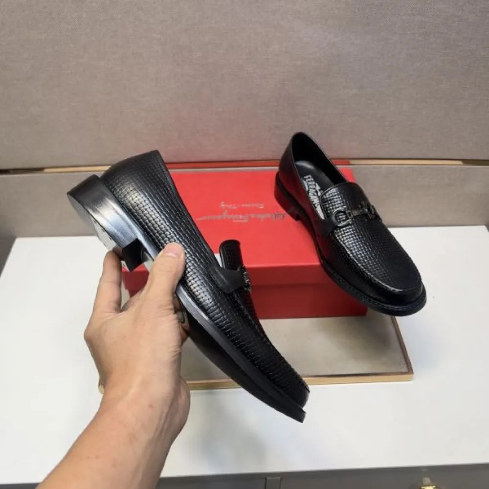 2025秋冬新作 FERRAGAMO サルヴァトーレ フェラガモ メンズ用 ビジネスシューズ セールで手に入る高級靴 商品画像 7
