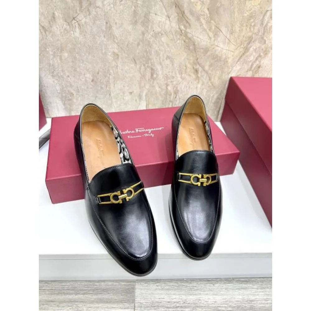 2025秋冬新作 FERRAGAMO サルヴァトーレ フェラガモ メンズ用 ビジネスシューズ 大人の魅力を引き立てる逸品 商品画像 6