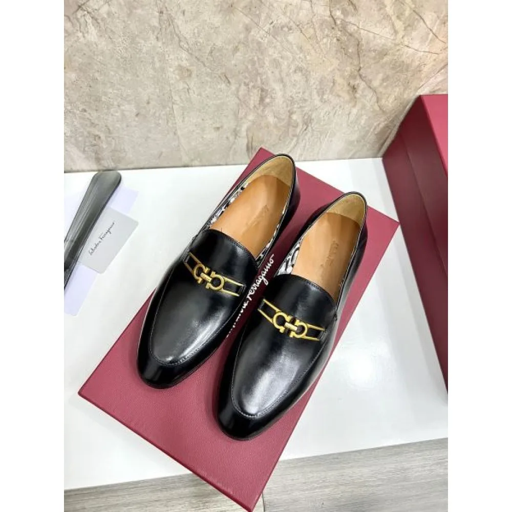 2025秋冬新作 FERRAGAMO サルヴァトーレ フェラガモ メンズ用 ビジネスシューズ 大人の魅力を引き立てる逸品 商品画像 7
