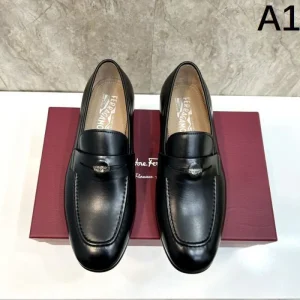 2025秋冬新作 FERRAGAMO サルヴァトーレ フェラガモ メンズ用 ビジネスシューズ 希少な新作限定モデル 商品画像 1