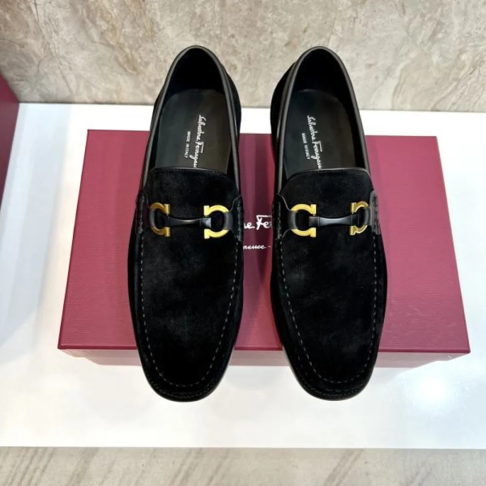 2025秋冬新作 FERRAGAMO サルヴァトーレ フェラガモ メンズ用 ビジネスシューズ 一目惚れ間違いなしの新作 商品画像 4
