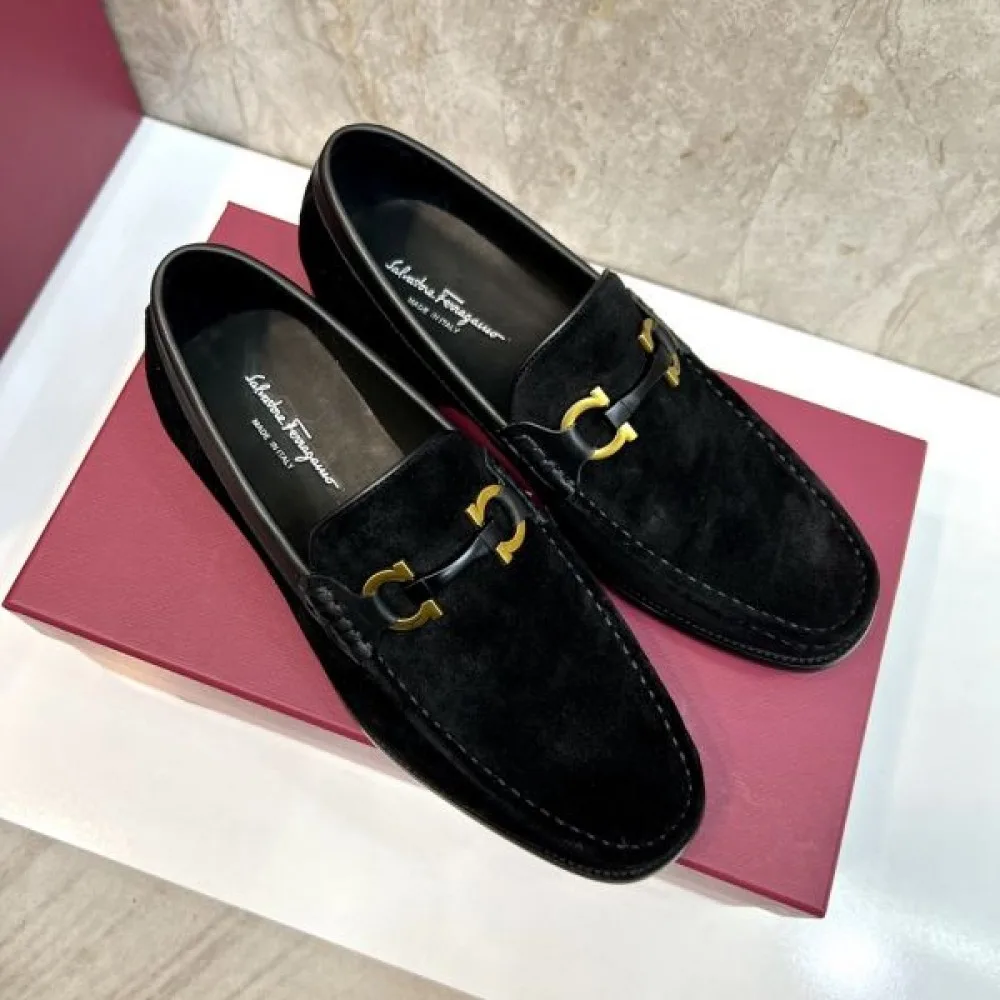2025秋冬新作 FERRAGAMO サルヴァトーレ フェラガモ メンズ用 ビジネスシューズ 一目惚れ間違いなしの新作 商品画像 5