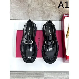 2025FW メンズ ビジネスシューズ FERRAGAMO サルヴァトーレ フェラガモ ロングシーズンに活躍する逸品 商品画像 1