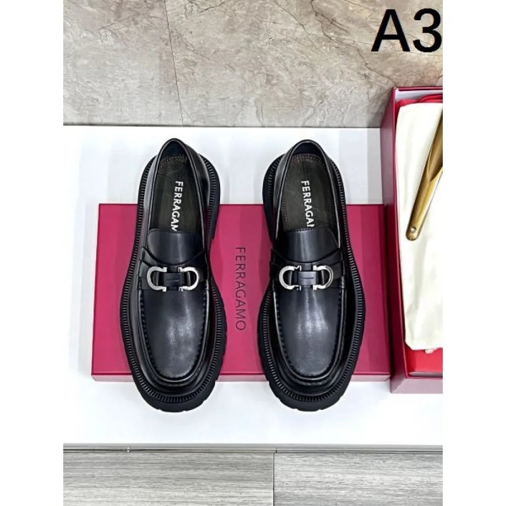 2025FW メンズ ビジネスシューズ FERRAGAMO サルヴァトーレ フェラガモ ロングシーズンに活躍する逸品 商品画像 3