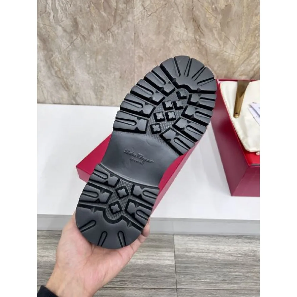 2025FW メンズ ビジネスシューズ FERRAGAMO サルヴァトーレ フェラガモ ロングシーズンに活躍する逸品 商品画像 9