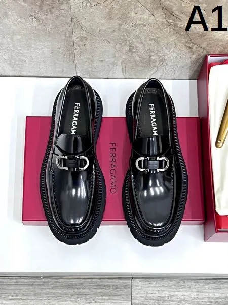 2025FW メンズ ビジネスシューズ FERRAGAMO サルヴァトーレ フェラガモ ロングシーズンに活躍する逸品 商品画像 10
