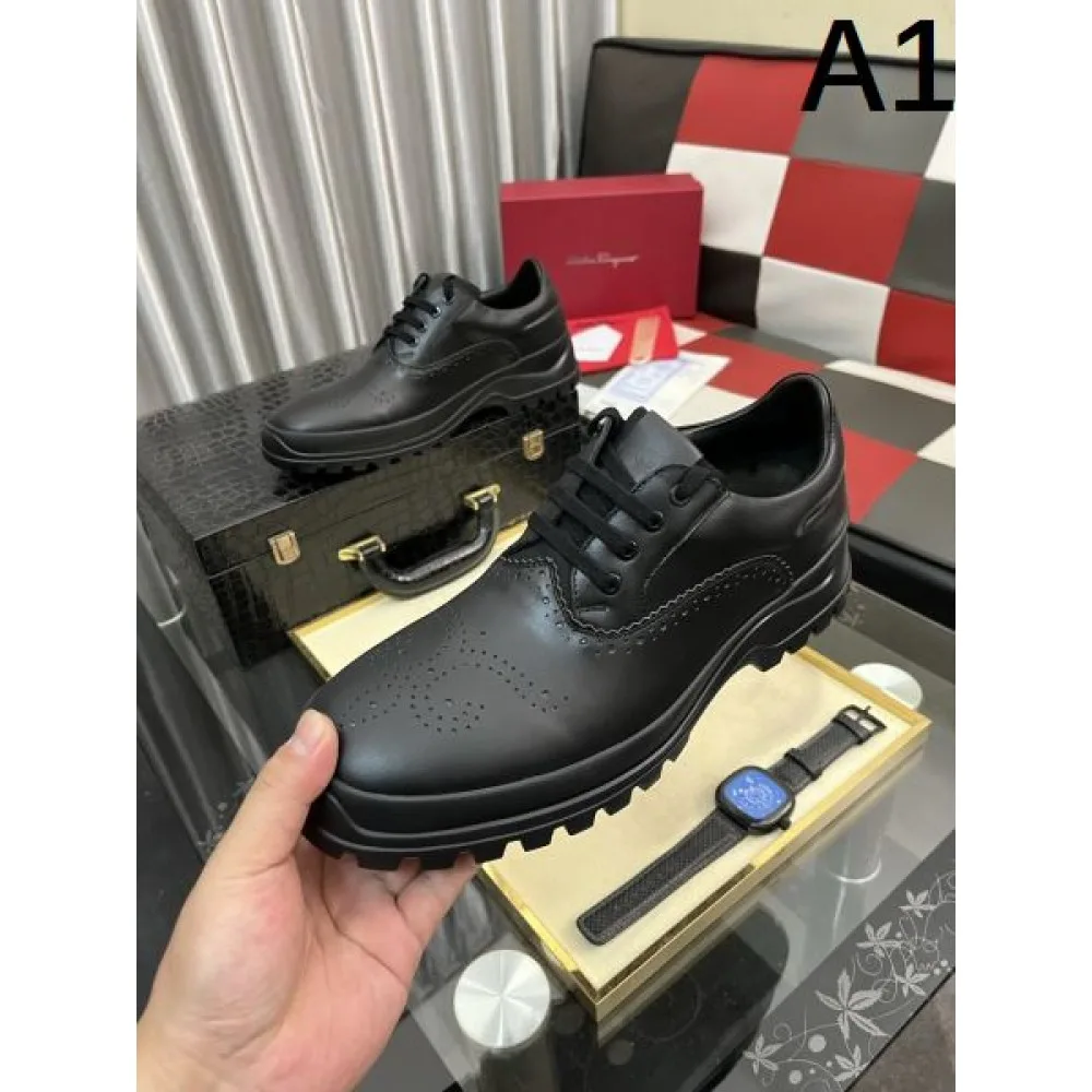 2025FW メンズ ビジネスシューズ FERRAGAMO サルヴァトーレ フェラガモ 販売店舗限定の特別モデル 商品画像 1