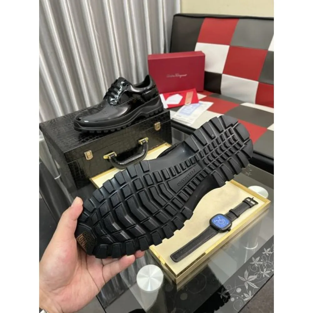 2025FW メンズ ビジネスシューズ FERRAGAMO サルヴァトーレ フェラガモ 販売店舗限定の特別モデル 商品画像 9