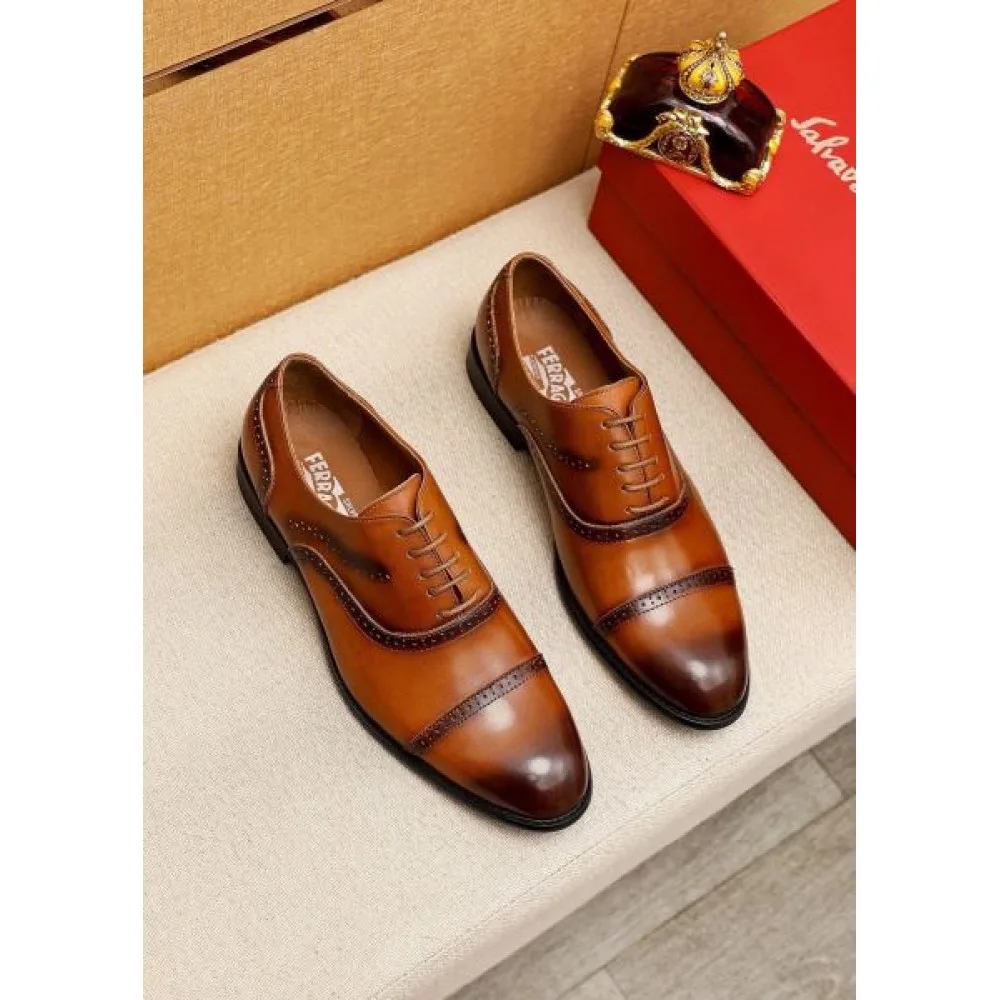 2025FW メンズ ビジネスシューズ FERRAGAMO サルヴァトーレ フェラガモ 新作限定 早い者勝ち 商品画像 3