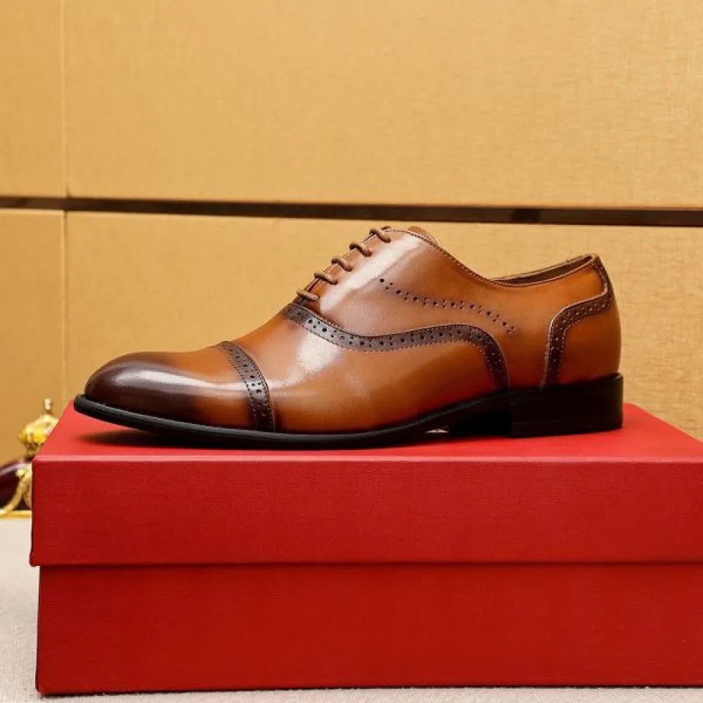 2025FW メンズ ビジネスシューズ FERRAGAMO サルヴァトーレ フェラガモ 新作限定 早い者勝ち 商品画像 6