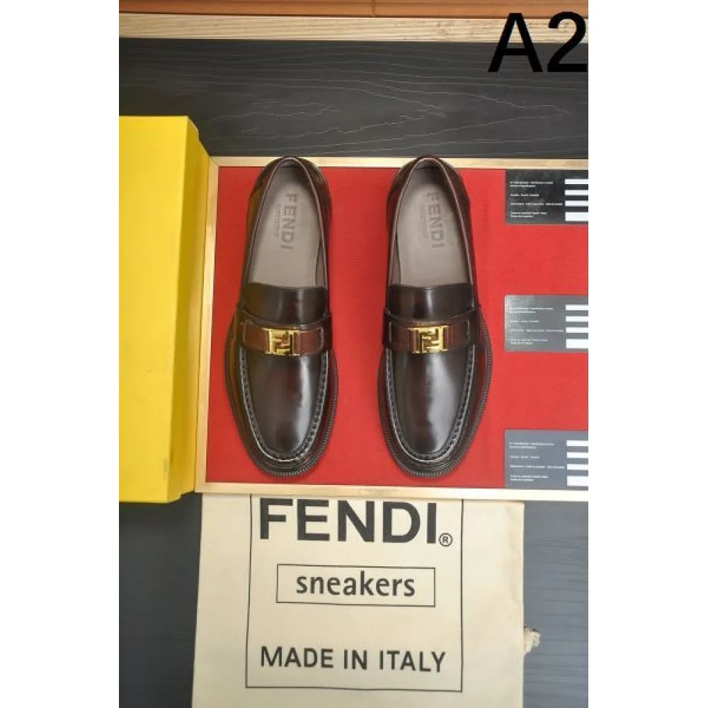 2025FW メンズ ビジネスシューズ FENDI フェンデイ 新作限定版プリントで差をつける 商品画像 2