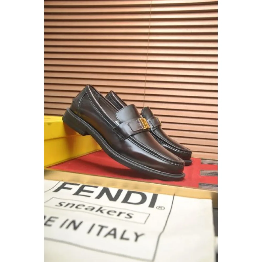 2025FW メンズ ビジネスシューズ FENDI フェンデイ 新作限定版プリントで差をつける 商品画像 3