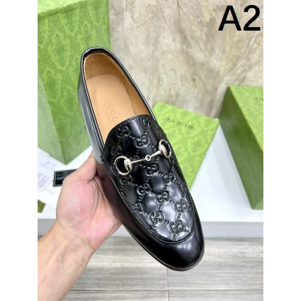 GUCCI グッチ 2025SS 定番人気薄手柔らか メンズ用 ビジネスシューズ 商品画像 2