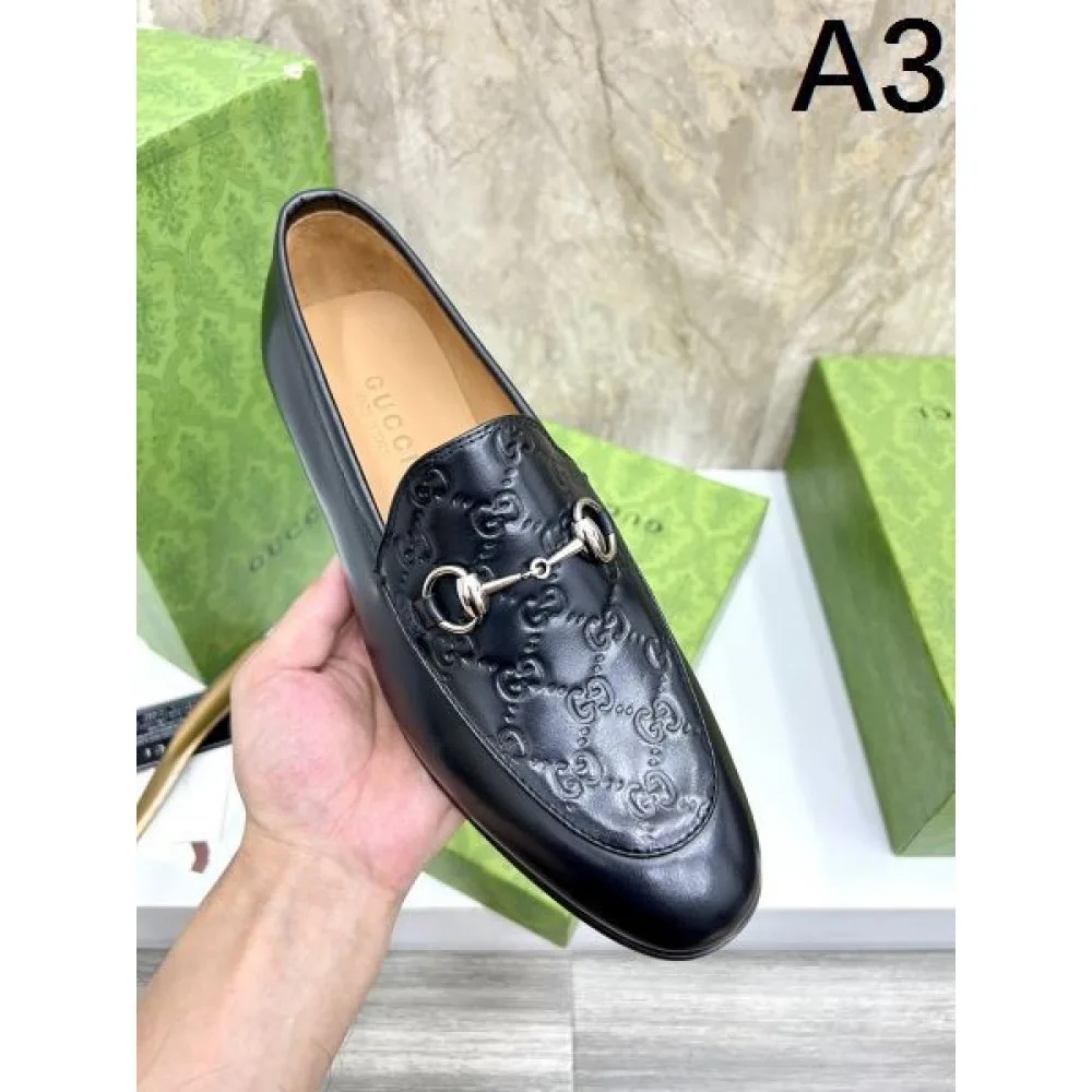 GUCCI グッチ 2025SS 定番人気薄手柔らか メンズ用 ビジネスシューズ 商品画像 3
