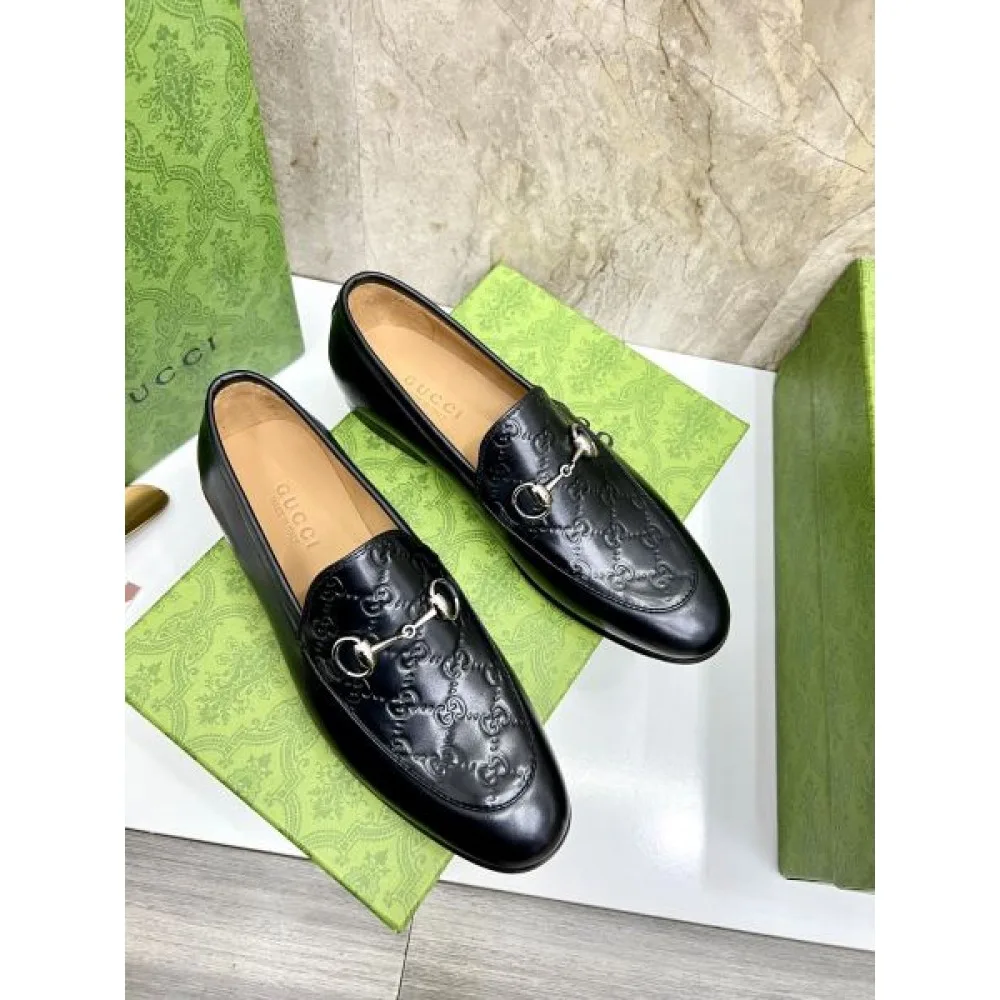 GUCCI グッチ 2025SS 定番人気薄手柔らか メンズ用 ビジネスシューズ 商品画像 5