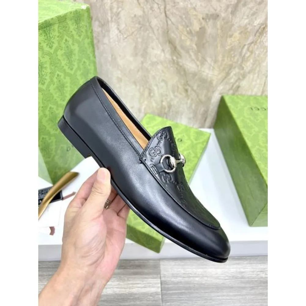 GUCCI グッチ 2025SS 定番人気薄手柔らか メンズ用 ビジネスシューズ 商品画像 8