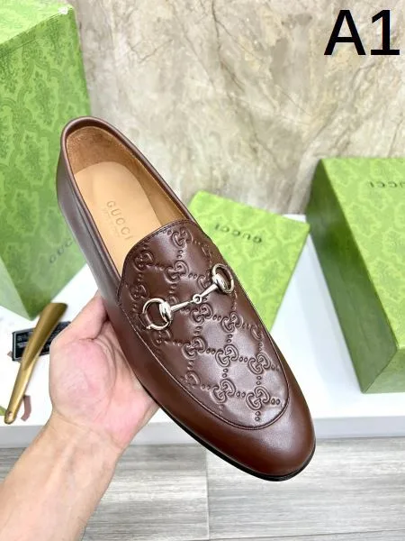 GUCCI グッチ 2025SS 定番人気薄手柔らか メンズ用 ビジネスシューズ 商品画像 10