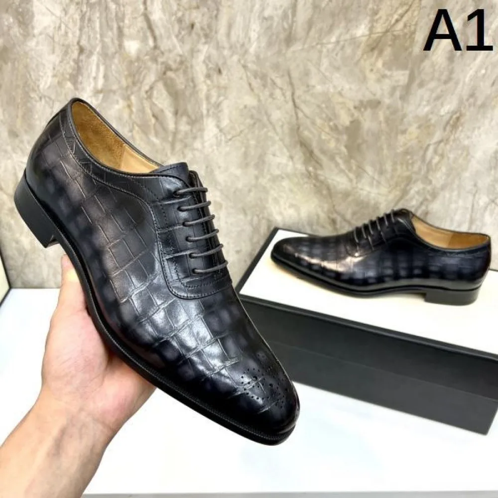 GUCCI グッチ 2025SS ロングシーズン活躍 メンズ用 ビジネスシューズ 商品画像 1