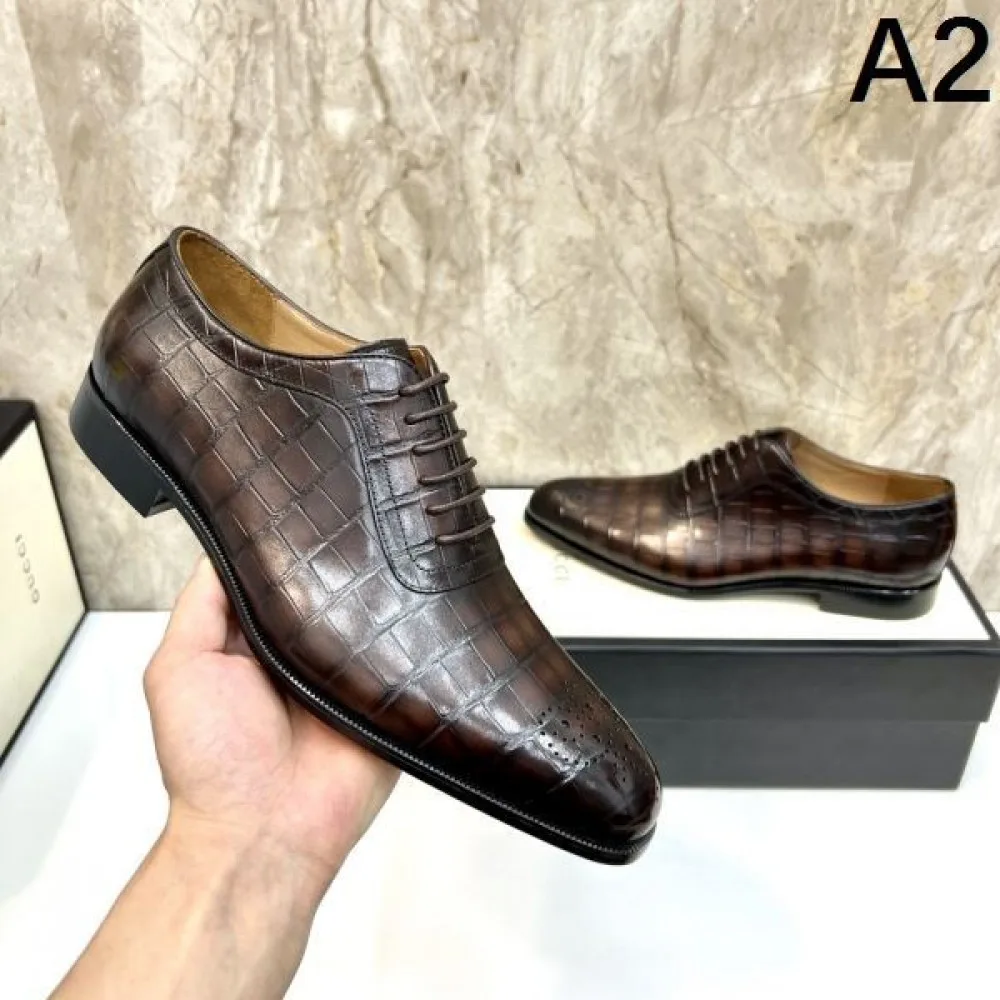 GUCCI グッチ 2025SS ロングシーズン活躍 メンズ用 ビジネスシューズ 商品画像 2